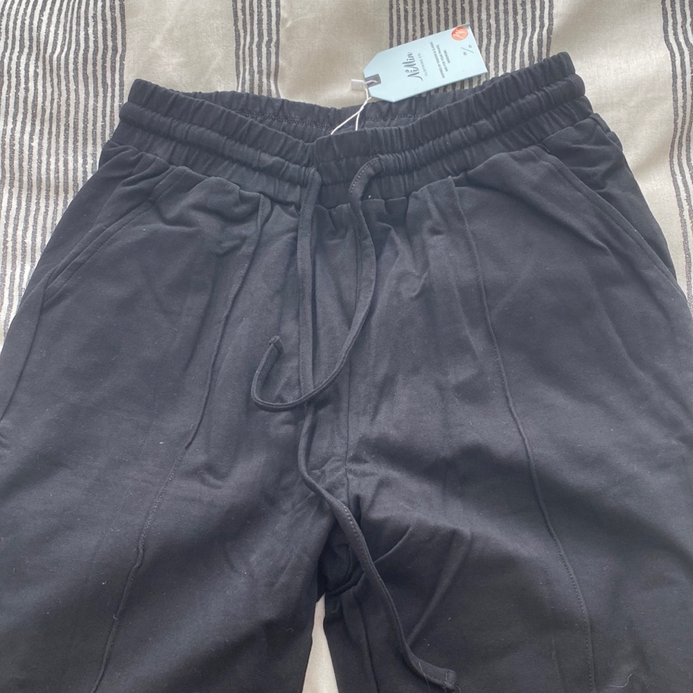NiMin Black Jogger Dress Pants